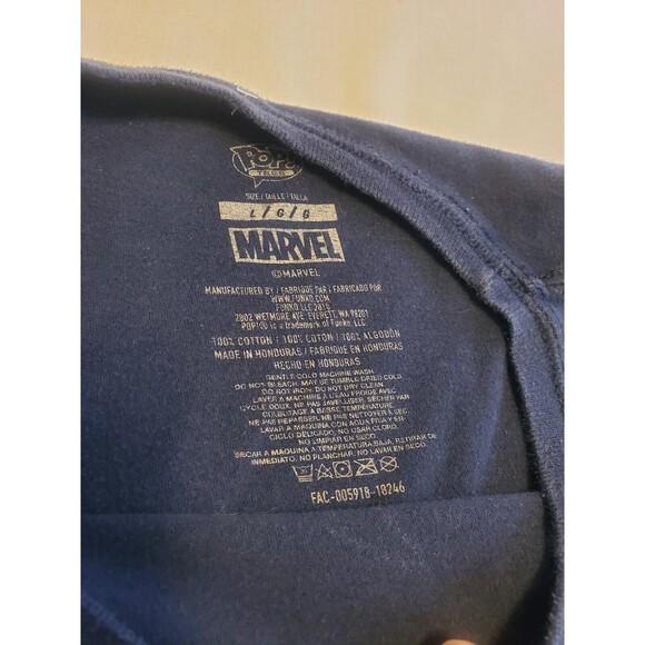 Funko Pop L Shirt Marvel Collector Corps Sept 2018 Venom Box Spiderman Blue - Picture 3 of 3